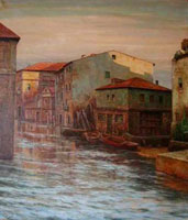 Häuser am Kanal